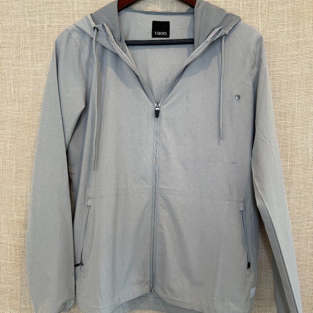 Vuori spring gray jacket - like new